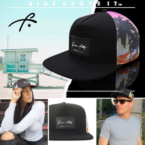 Vista 6 de Grace Folly Gorra de camionero para hombres y mujeres Gorras de malla estilo snapback