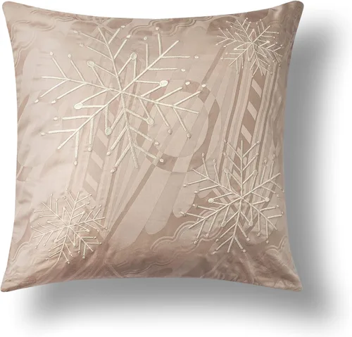 Vista 14 de Threadmill Funda de almohada de algodón de 18 x 18 pulgadas, juego de 2 fundas de cojín cuadradas decorativas de algodón con diseño de hiedra