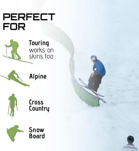 Vista 9 de ZUMWax RUB ON Wax Ski/Snowboard/Nordic/Cross-Country Sample Pack – Alta velocidad universal y glaciar frotar en un par de 0.71 onzas cada uno