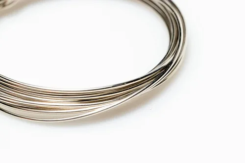 Vista 4 de Calibre 14, alambre de plata de níquel CDA #752 aleación de grado de joyería suave (redondo), fabricado en Estados Unidos, 25 pies por CRAFT WIRE
