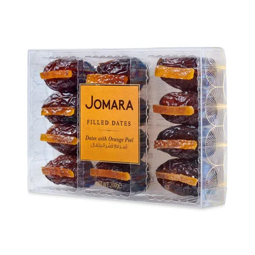 Vista 3 de Jomara Fechas rellenas con cáscara de naranja