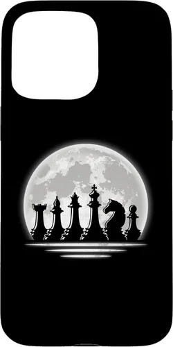 Vista 31 de Chess Design - Chess Figures Full Moon - Chess Case for iPhone 17