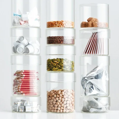 Vista 2 de KINTO 25761 SCHALE Glass Case 3.9 x 2.2 inches (100 x 55 mm), Clear
