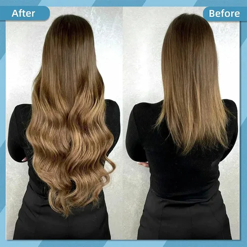 Vista 6 de 1000 cuentas precargadas de nano-cuentas forradas de silicona de 0.118 pulgadas para extensiones de cabello, extensiones de cabello humano