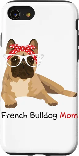 Vista 18 de French Bulldog Mom Bandana Womens Frenchie Case for iPhone 17