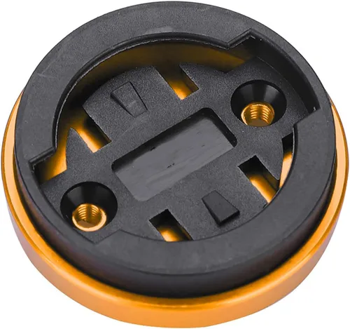 Vista 5 de Soporte para computadora para bicicleta de carretera, cubierta superior para bicicleta, cronómetro, GPS, soporte para velocímetro (dorado) Bryton