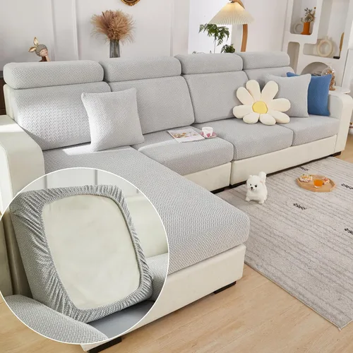 Vista 21 de Yoovat Fundas de cojín de sofá para sofá, funda de sofá universal resistente al desgaste, lavable, elástica para fundas seccionales
