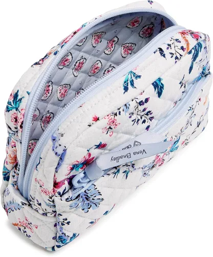 Vista 2 de Vera Bradley Bolso organizador de maquillaje cosmético mediano de algodón para mujer