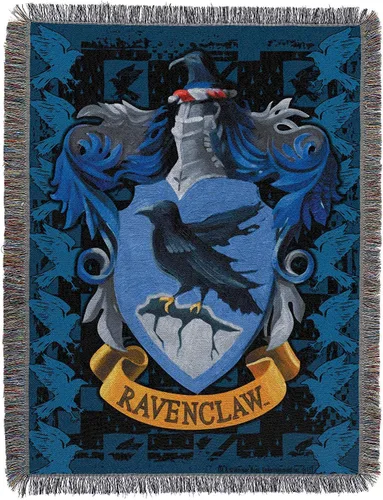 Vista 12 de Northwest Manta Tapiz Tejida de Harry Potter, Decoración del Hogar de Diseñador, Moderno, Regalo Único, 48" x 60", Escudo de Gryffindor Escudo