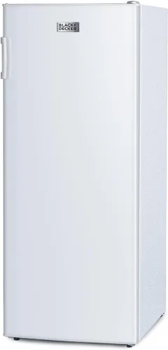 Vista 25 de BLACK+DECKER - Congelador vertical de 8.5 pies cúbicos, congelador de pie con control de temperatura mecánico, congelador vertical con 3 estantes