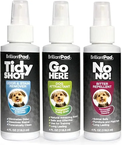Vista 9 de BrilliantPad TidyShot - Spray eliminador de manchas y olores para mascotas
