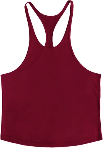 Vista 3 de Camiseta sin mangas para hombre, corte muscular, culturismo, gimnasio, chaleco con espalda en Y, camisetas de fitness