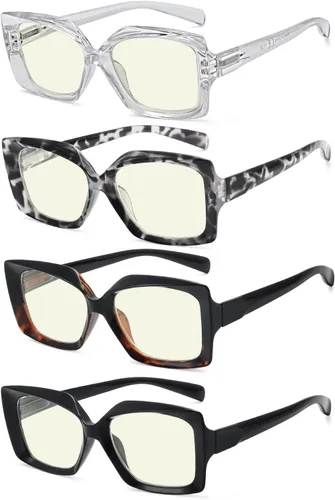 Vista 7 de Eyekepper Paquete de 4 lentes de lectura para mujer - Lectores para mujer