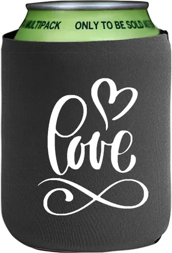 Vista 6 de Funda protectora personalizada para enfriar con funda protectora a granel, cerveza plegable personalizada, manga enfriadora de refrescos, regalo