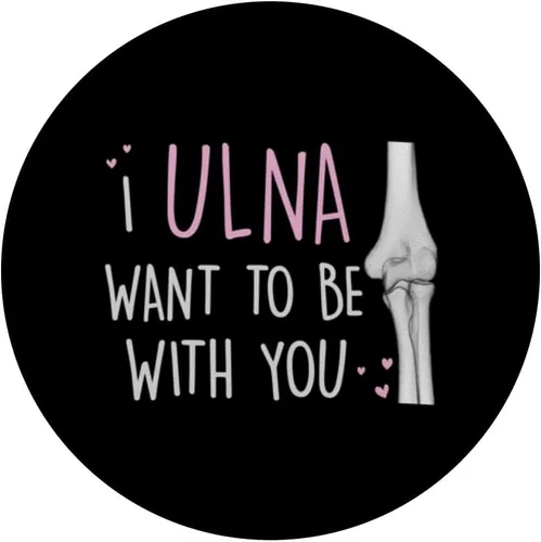 Vista 3 de Ortho Nurse Valentines Medical Humor Orthopedic Nurse PopSockets Adhesive PopGrip