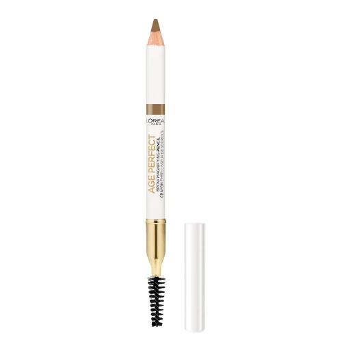 Vista 9 de L'Oréal Paris Age Perfect - Lupa para cejas con vitamina E, color castaño rojizo