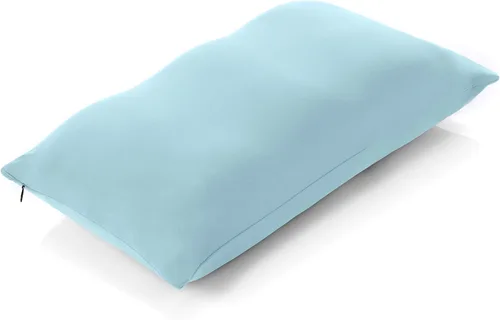 Vista 22 de PILLOWY Almohada de Cama de Microesferas Premium, Mediana Extra Esponjosa pero con Soporte - Sueño Ultra Cómodo con Funda Antienvejecimiento Tipo