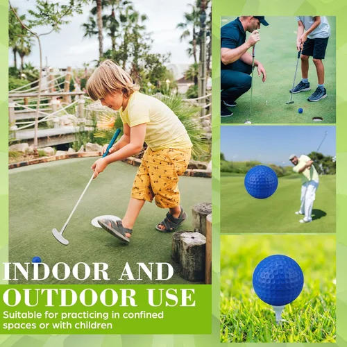 Vista 5 de 30 bolas de espuma para práctica de golf, bolas de espuma suave para práctica de golf, sensación realista y entrenamiento deportivo de vuelo