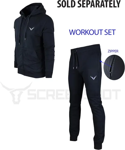 Vista 3 de SCREENSHOT Pantalones deportivos de entrenamiento para hombre de alta calidad, ajustados, pantalones deportivos para gimnasio