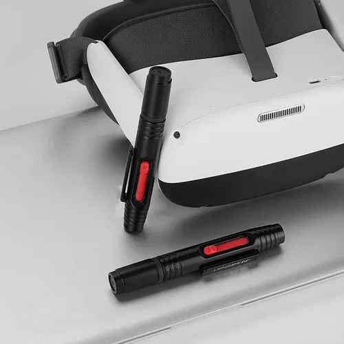 Vista 6 de Geekria 2 Pack Clean VR Lens Cleaning Pen Compatible with MetaOculus Quest 2QuestRift SPico Neo 3 and More Remove Fingerprints Dust Grease Reduce