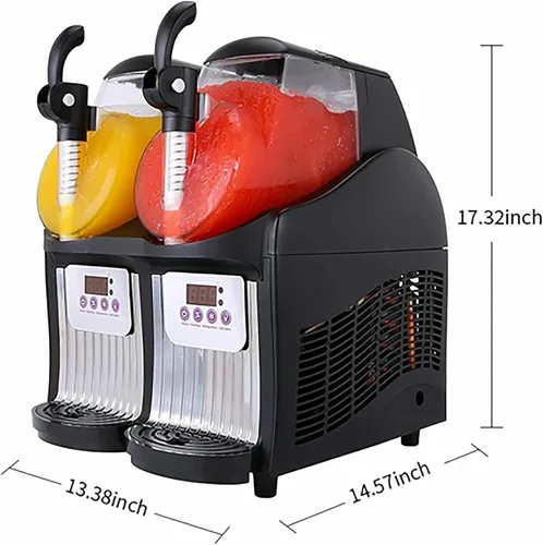 Vista 5 de Máquina comercial de aguanieve de hielo 5L, Máquina para hacer hielo 300W, Máquina portátil de fabricación de granizados ICEE, Máquina para hacer