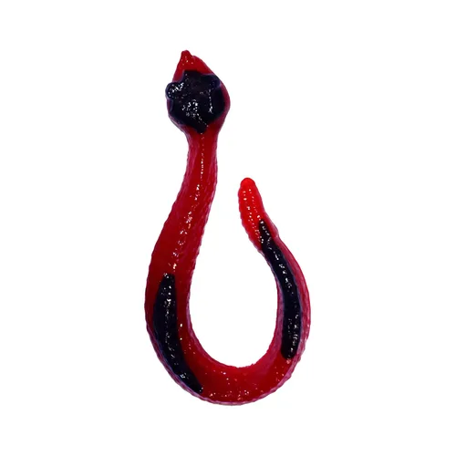 Vista 4 de Gummy Snake - Frambuesa azul/manzana verde