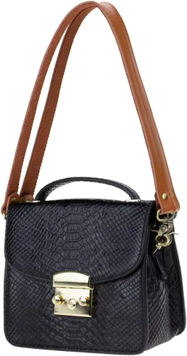 Vista 10 de Allzedream - Bolsa de hombro de repuesto de lona de cuero auténtico, 2