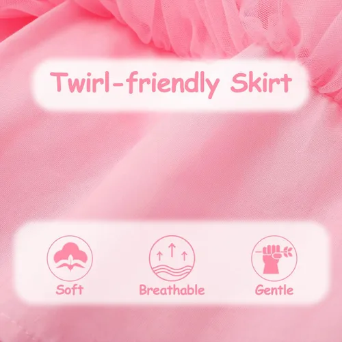 Vista 4 de VASCHY Lindo traje casual de manga larga para niñas de otoño y primavera, talla 3-10T
