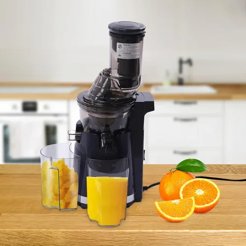 Vista 3 de Máquina exprimidora, 250 W, exprimidor de masticación en frío, extractor de exprimidor lento para el hogar, máquinas exprimidoras para frutas