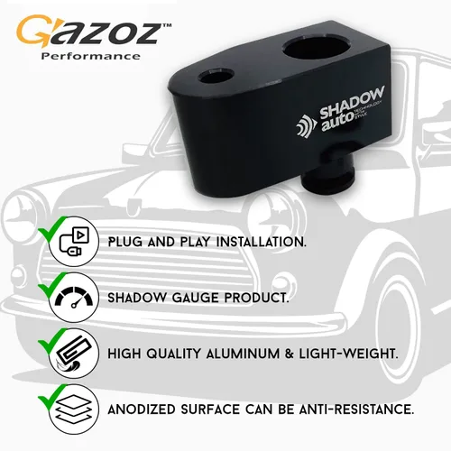 Vista 3 de Adaptador de sensor de medidor de impulso de ajuste directo compatible con Mini Cooper S R56 R57 R58 R59 2007-2014 Instalación Plug & Play