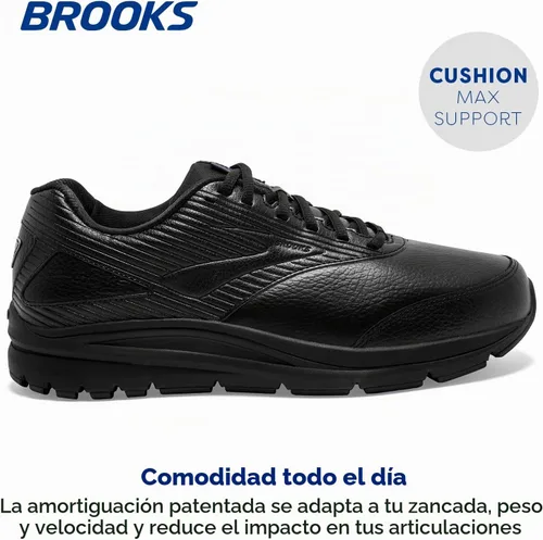 Vista 3 de Brooks Addiction Walker 2 Zapatilla de caminar para mujer Negro/Negro