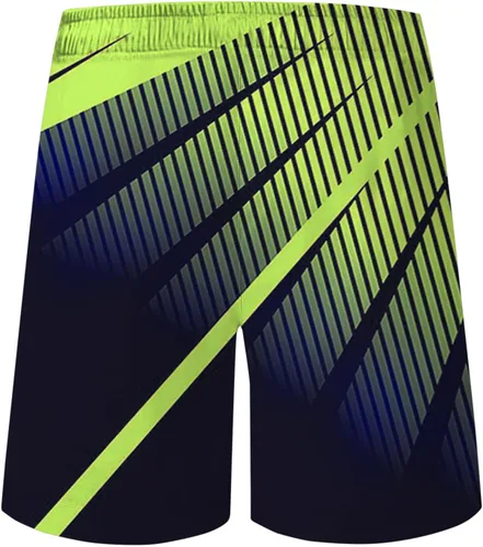 Vista 4 de Conjunto deportivo de verano para hombre, conjunto deportivo de 2 piezas, cuello redondo, manga corta y pantalones cortos