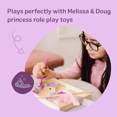 Vista 13 de Juego de manualidades Melissa & Doug, decora tu propia varita de princesa