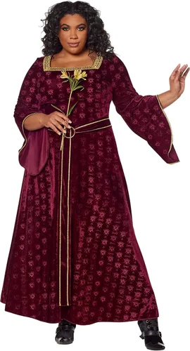 Vista 3 de Spirit Halloween Disfraz de Gothel de los villanos de Disney para adultos, con licencia oficial, Disney's Tangled Disfraz enredado