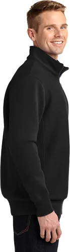 Vista 3 de SUDADERA ALTA CON CREMALLERA 14 F20, Negro