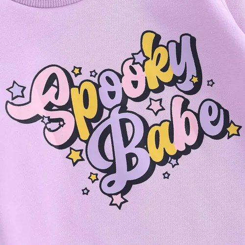 Vista 5 de Ropa de Halloween para bebé niña, sudadera con estampado de calabaza, mameluco de burbujas, lindo traje de Acción de Gracias de otoño