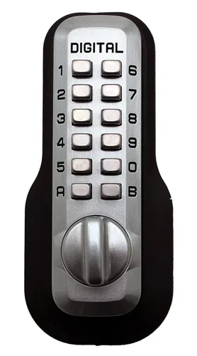 Vista 4 de Cerradura mecánica sin llave Lockey USA, Bright Brass, 1