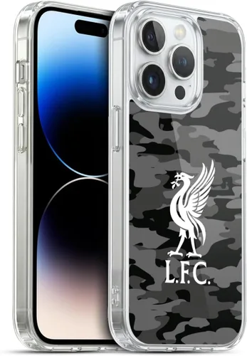 Vista 282 de Head Case Designs Funda de gel con licencia oficial del Liverpool Football Club Away Colourways Crest Camou [protección de grado militar] compatible