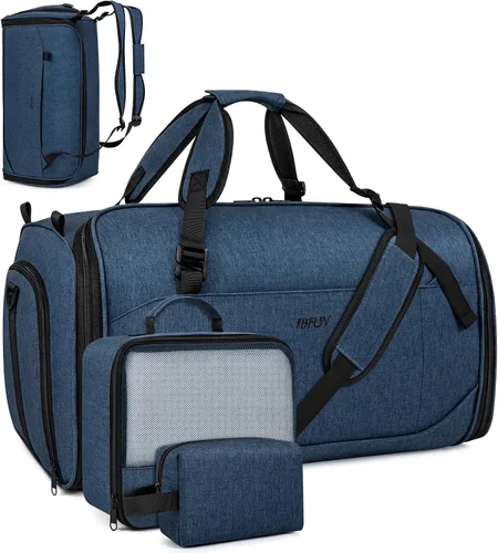 Vista 19 de Bolsa de ropa convertible para viajes, mochila 4 en 1 para mujeres y A-Negro