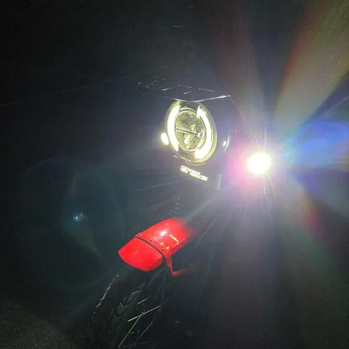Vista 7 de Kit de luz auxiliar LED con conector compatible con Honda CT125 Trail 125 Hunter cub (2019-actual) (blanco día #2)