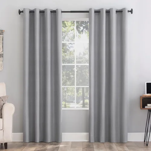 Vista 25 de Sun Zero Columbia - Paquete de 2 paneles de cortinas térmicas con ojales, par, 100 % opacas, ahorro de energía, 50 x 84 pulgadas, azul brumoso Azul
