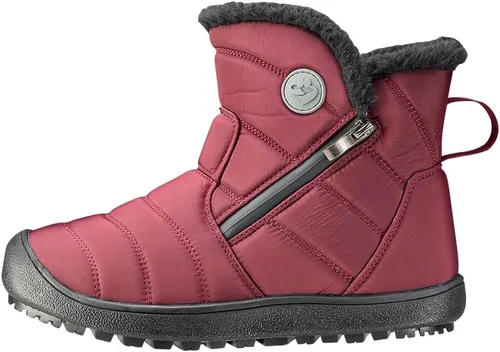 Vista 7 de Silverts Botas de invierno extra anchas para mujer, botas de nieve Negro