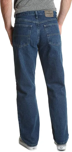Vista 3 de Wrangler Authentics Mens Classic 5-Pocket Cotton Relaxed Fit Jean
