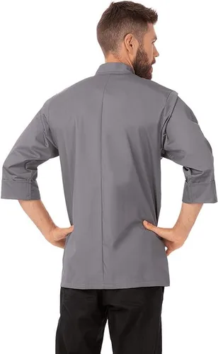 Vista 2 de Filipina básica JLCL-BER-2XL de Chef Works con manga 34