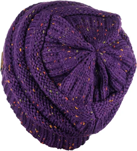 Vista 526 de C.C Trendy Warm Chunky Soft Stretch Cable Knit Beanie