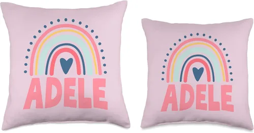 Vista 3 de Idea Regalo Personalizzata con Nome Gifts Idea Adele Name Custom Woman Myth Legend - Almohada para fiesta de cumpleaños, 16 x 16 pulgadas, multicolor