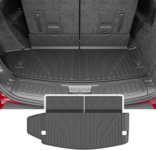 Vista 10 de powoq Cargo Sidewall Protector Compatible with 2016-2026 Dodge Durango Alfombrilla lateral para maletero