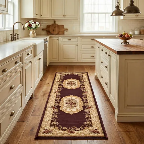 Vista 15 de Unique Loom Versailles Collection - Alfombra tradicional clásica con motivo floral, colección Versailles