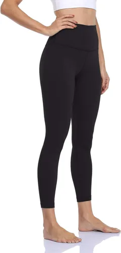 Vista 2 de HeyNuts Leggings esenciales, pantalones suaves de cintura alta, pantalones de compresión para entrenamiento atlético, pantalones de yoga