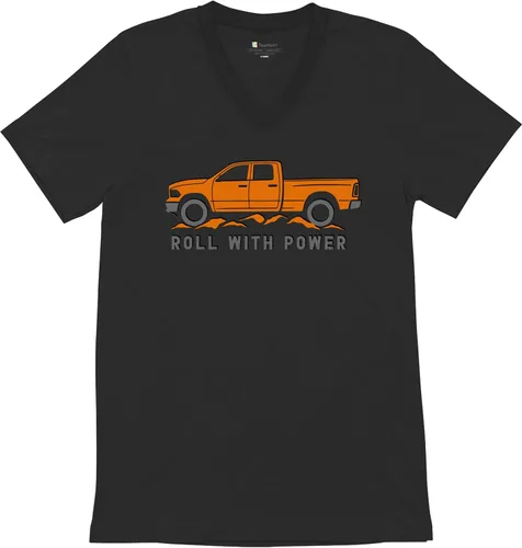 Vista 79 de Tee Hunt Camisetas gráficas y camisetas sin mangas para hombre Roll with Power Pickup Truck